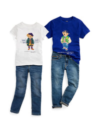 Polo Bear T-shirt in cotton jersey - Deckwash White