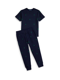 T-shirt poney Polo en coton piqué - Refined Navy