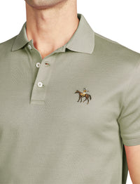 Polo Custom Slim Fit en piqué - Sea Spray