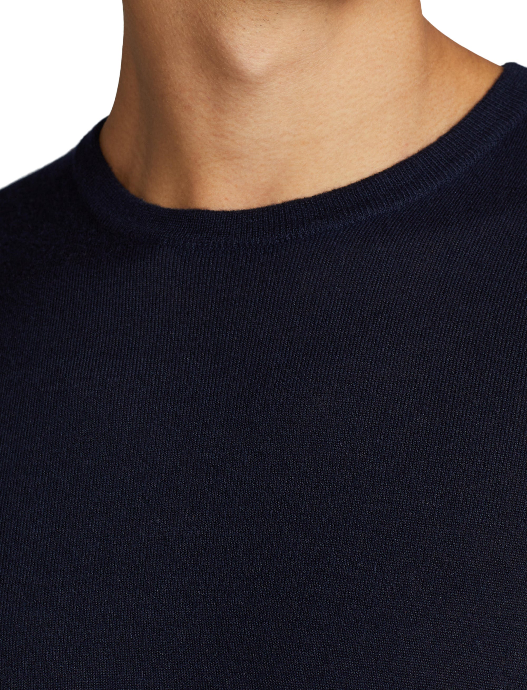 Pull col rond en cachemire - Classic Chairman Navy