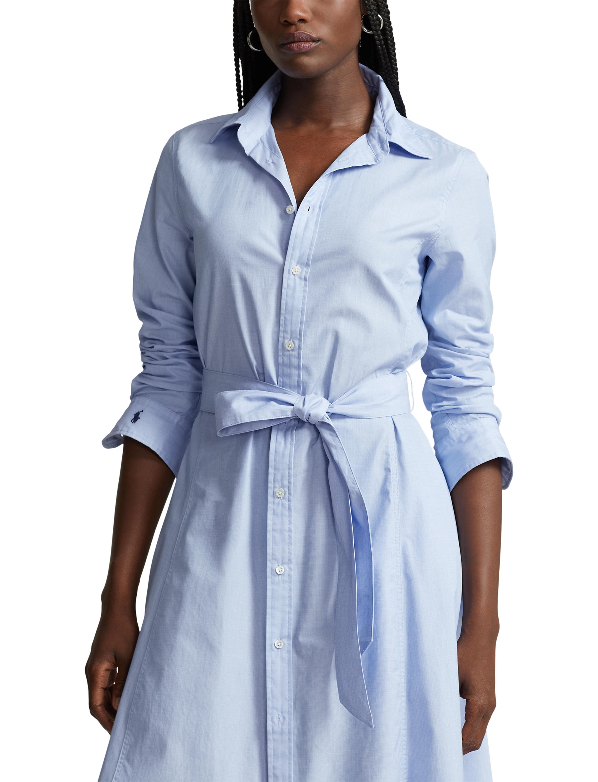 Poplin shirt dress - Classic Medium Blue