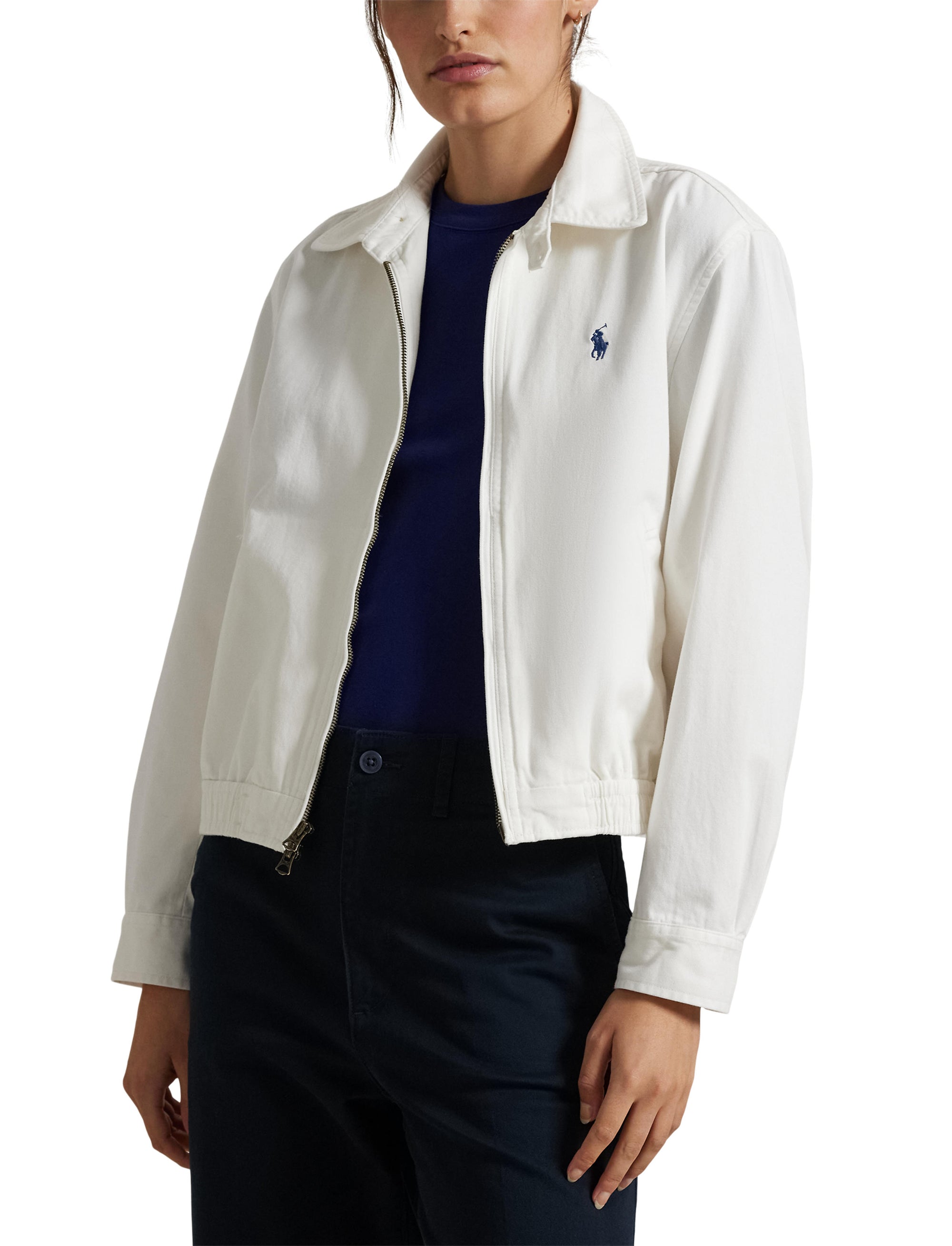 Veste en sergé de coton - Deckwash White