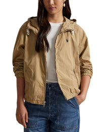 Twill hooded jacket - Cafe Tan