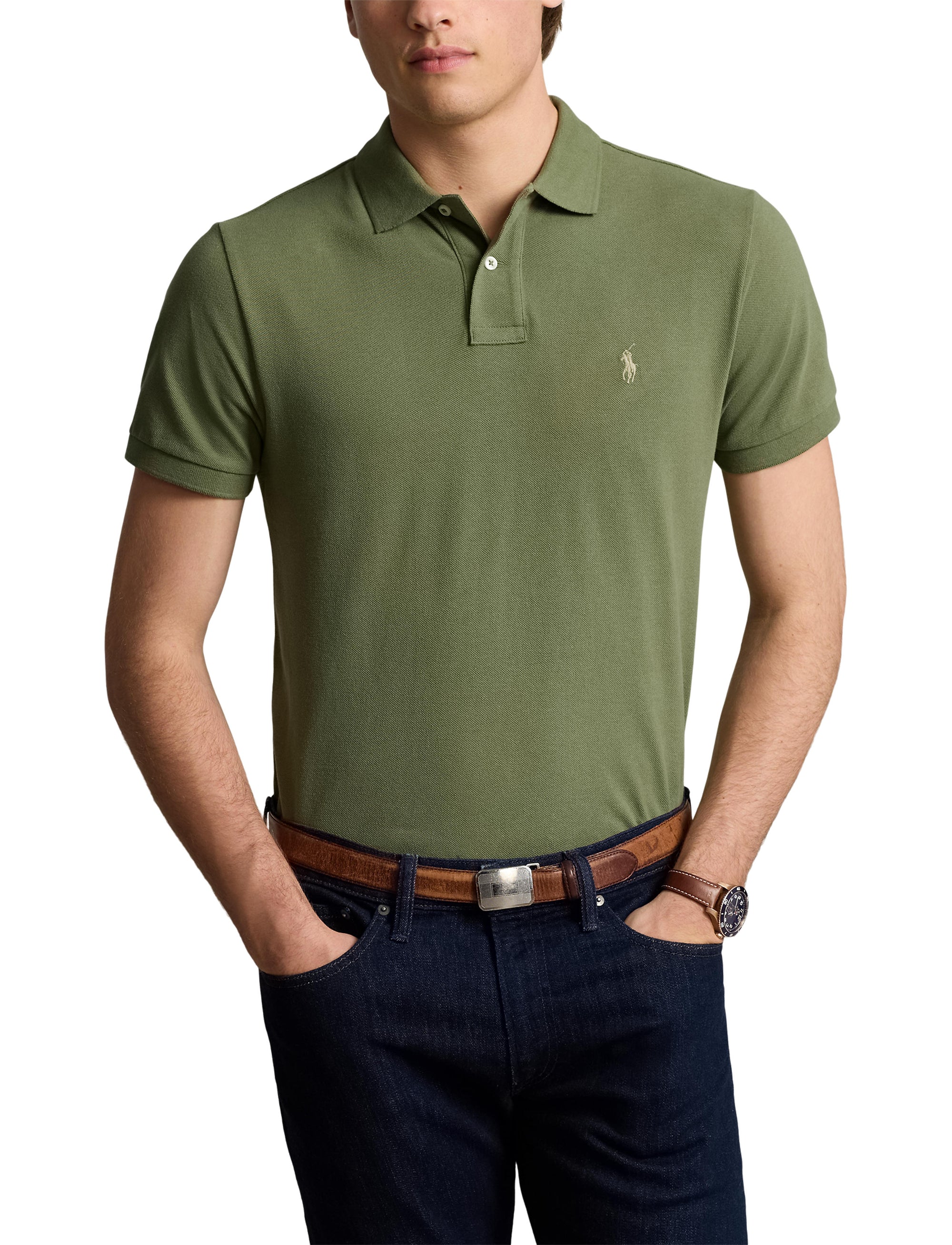 Polo coton piqué Slim Fit - Garden Trail