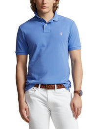 Polo coupe classique en coton piqué - New England Blue