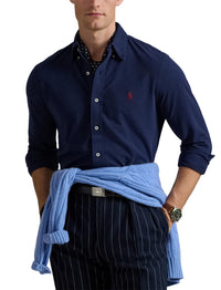 Chemise ultra-légère en coton piqué - Spring Navy Heather
