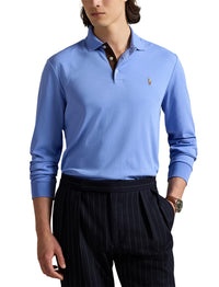 Polo en coton doux Slim Fit - Fall Blue