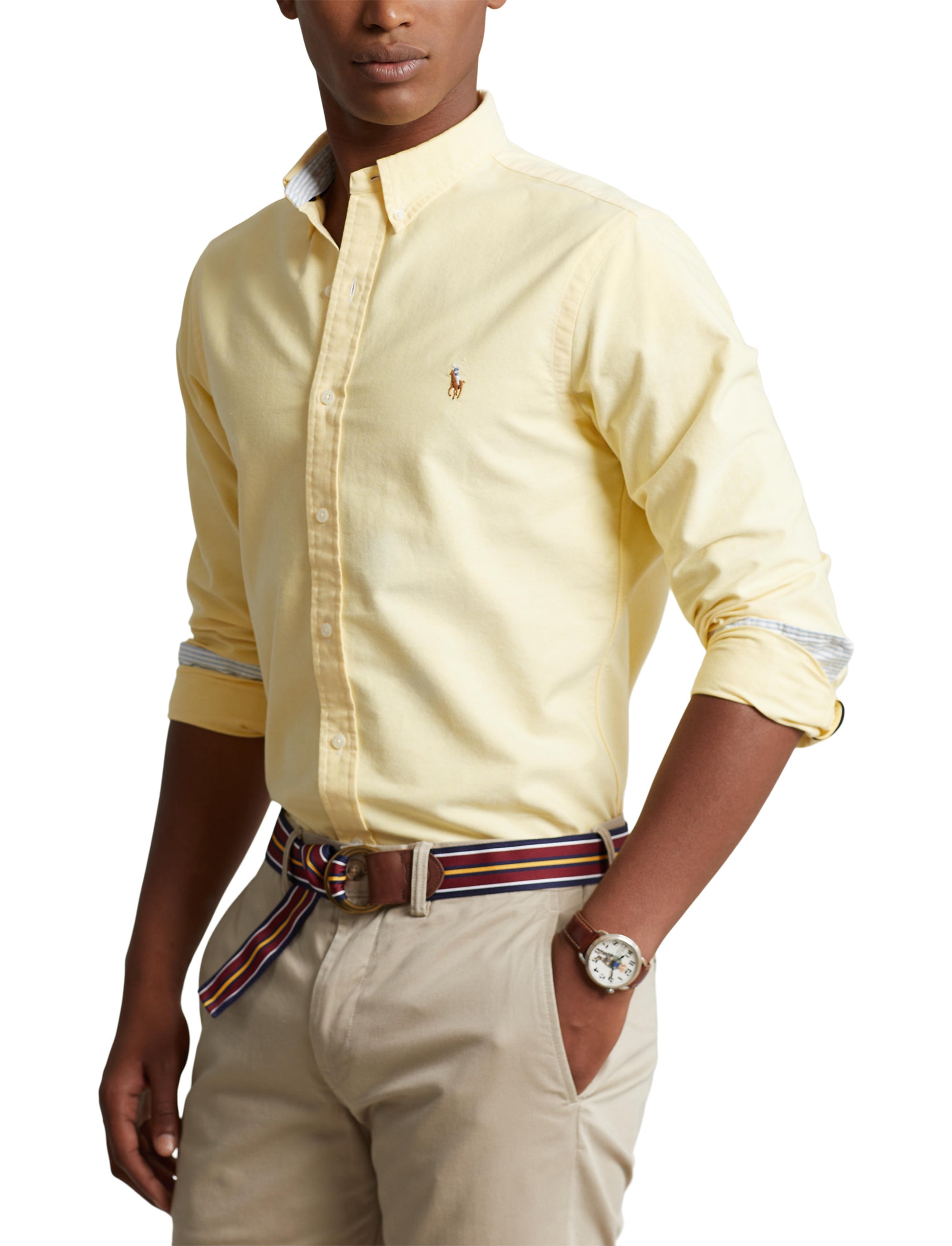 Chemise Oxford cintrée - Yellow Oxford