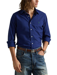 Chemise Oxford Slim Fit teinte en pièce - Freshwater