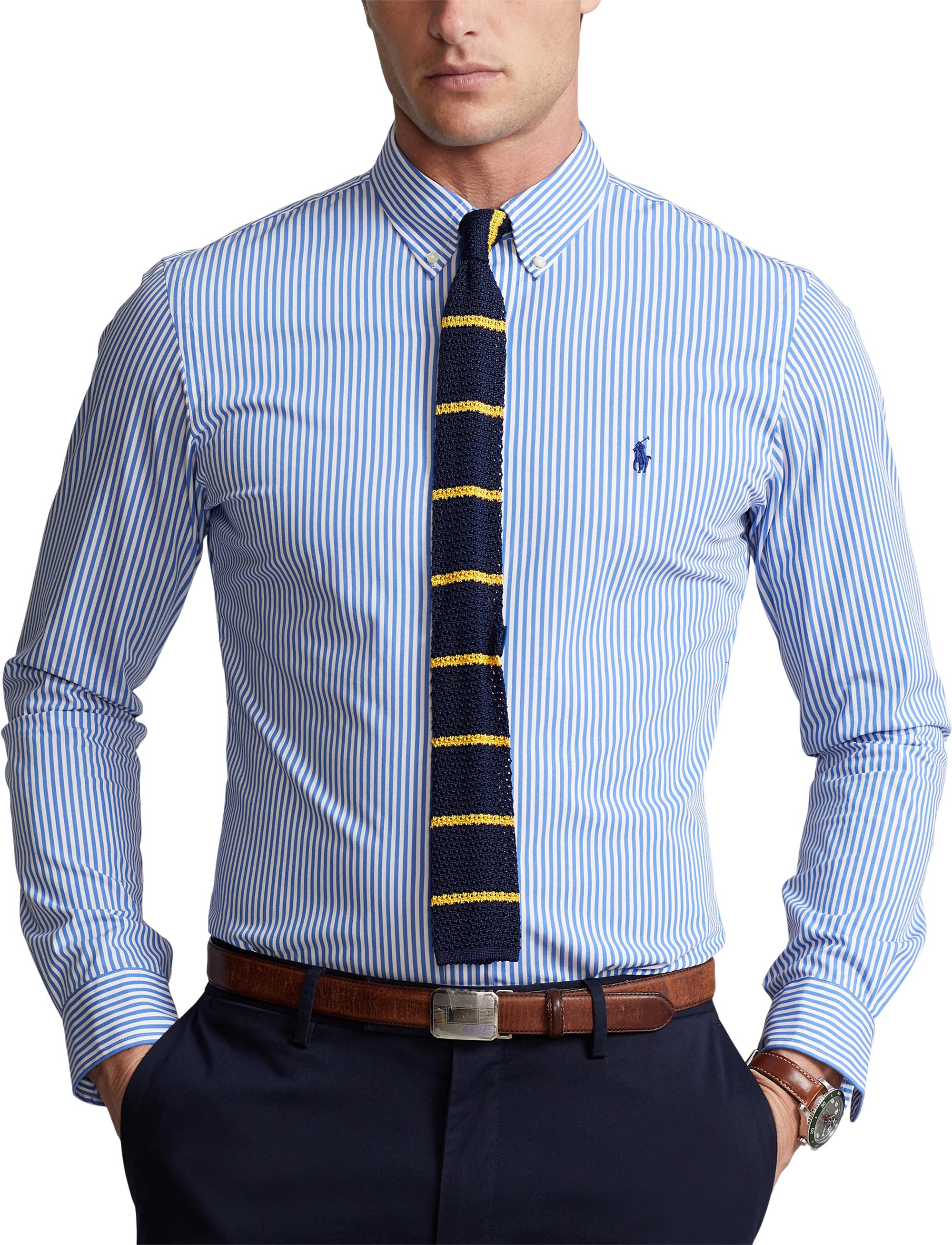 1pcs / NEW // 4655H LIGHT BLUE/WHITE SPORT SHIRT LONG SLEEVE SLBDPPCS