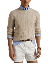 Pull iconique en cachemire torsadé - Natural Cream Heather