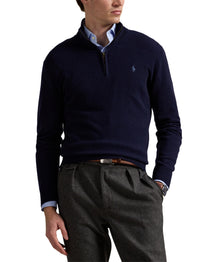 Pull demi-zippé en laine - Hunter Navy