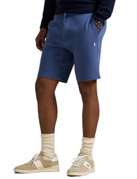 Double knit shorts - Earth Blue