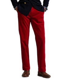 Stretch corduroy straight-leg trousers - Ralph Red X