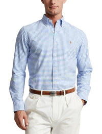 1pcs / NEW // 4338A LIGHT BLUE/WHITE SPORT SHIRT LONG SLEEVE CUBDPPCS