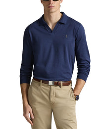 Classic Fit polo shirt in soft cotton - Spring Navy Heather