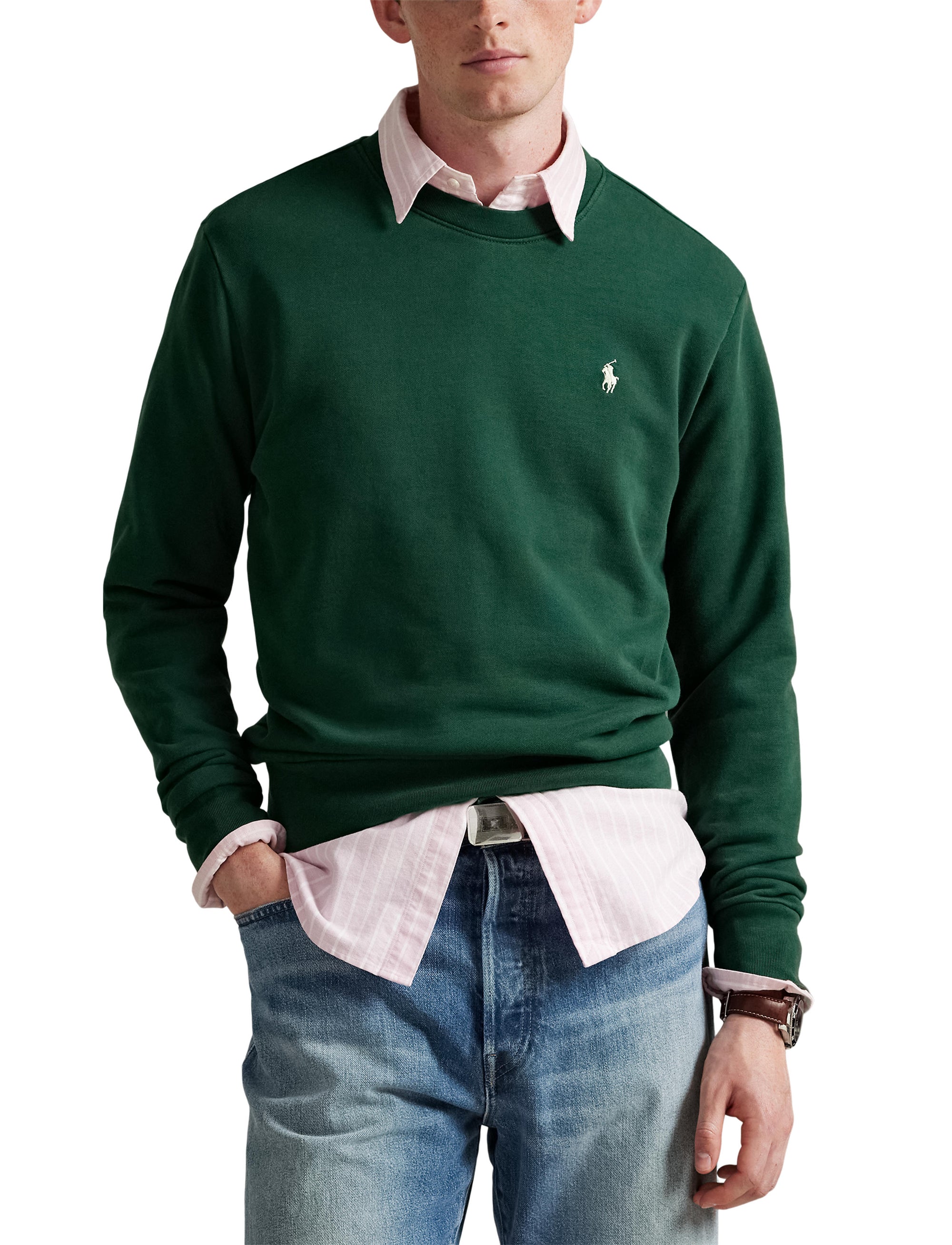 Sweat en molleton bouclé - Vintage Pine