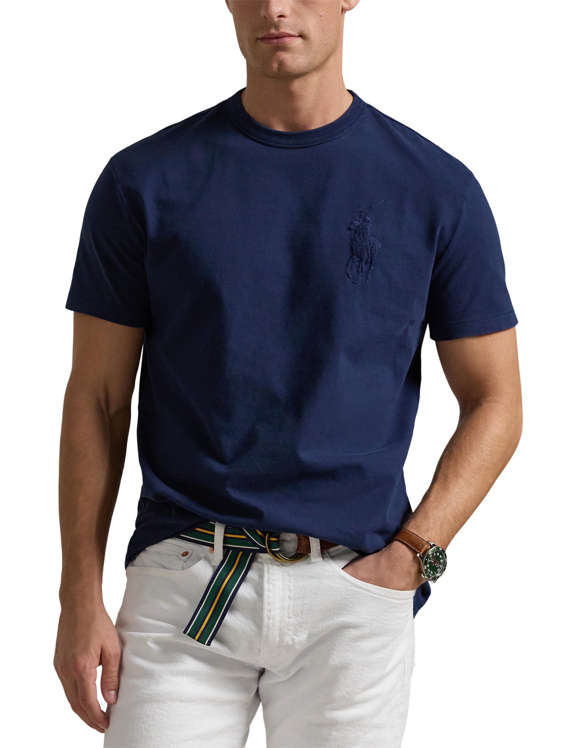 T-shirt Big Pony classique en jersey - Cruise Navy