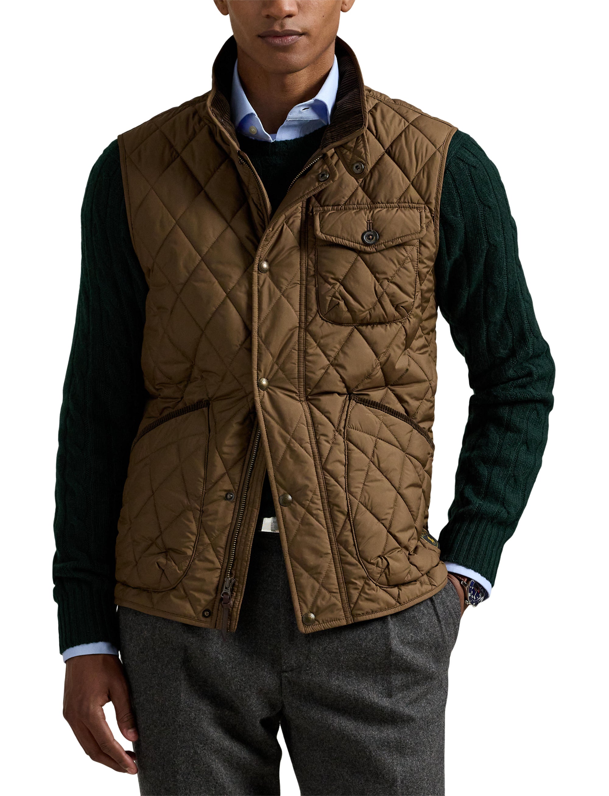 Gilet utilitaire matelassé Beaton - Chestnut