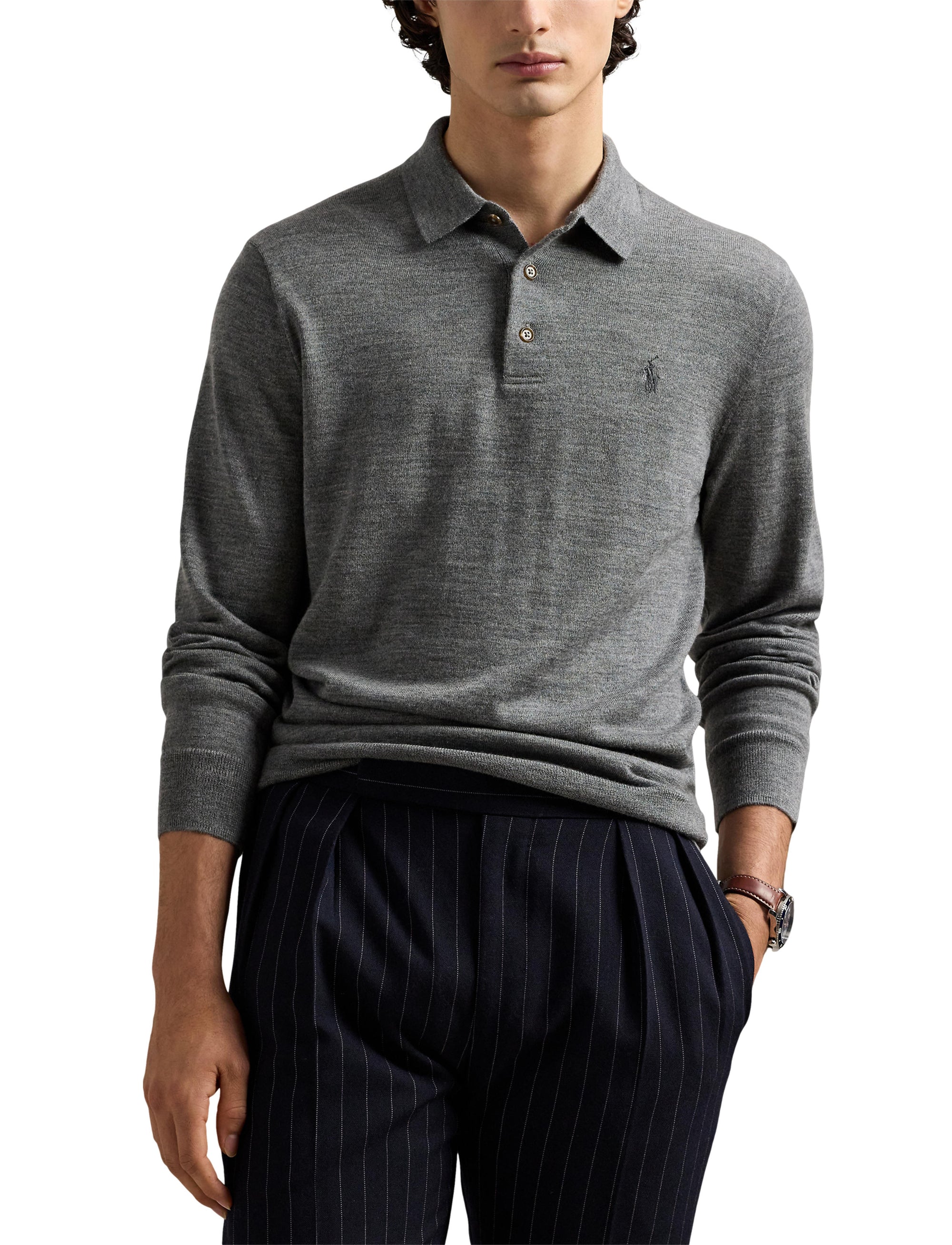 4pcs / NEW // FAWN GREY HEATHER PULLOVER LONG SLEEVE LSPLKTPP