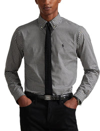 5pcs / NEW // 4192B NERO/BLANC SPORT SHIRT LONG SLEEVE CUBDPPCS