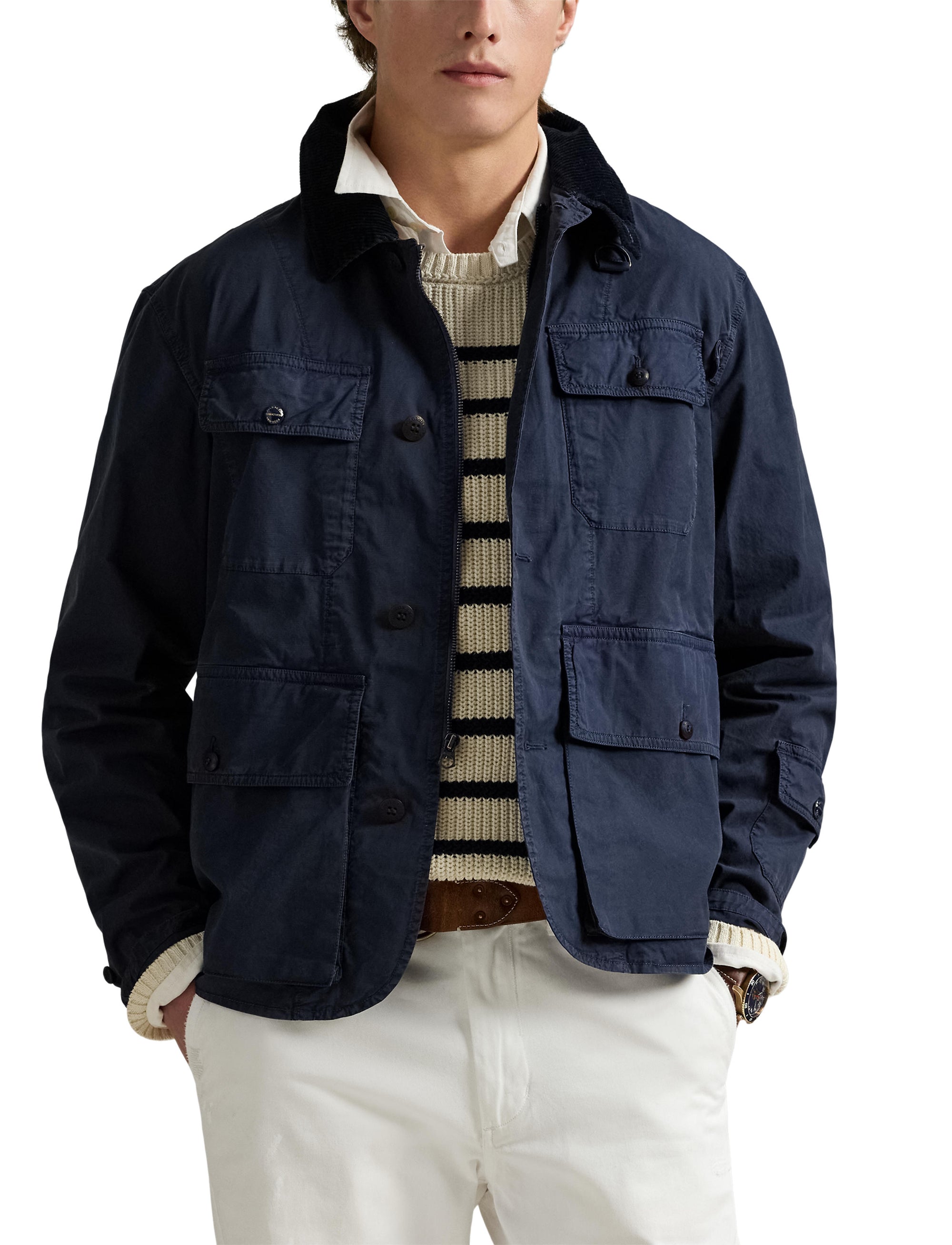 Veste de pêche en sergé - Newport Navy X