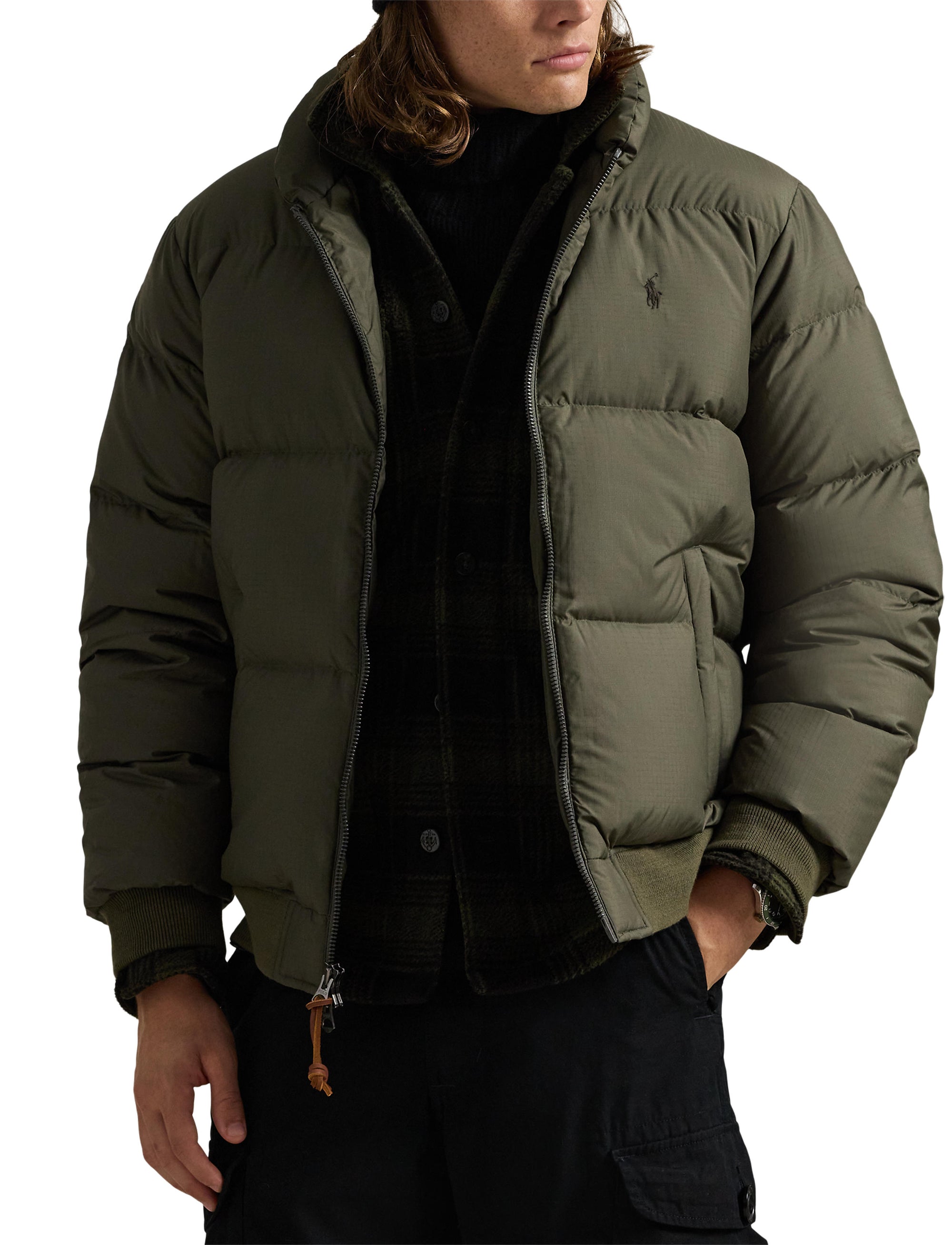 Wyoming ripstop down jacket - Ranger Green
