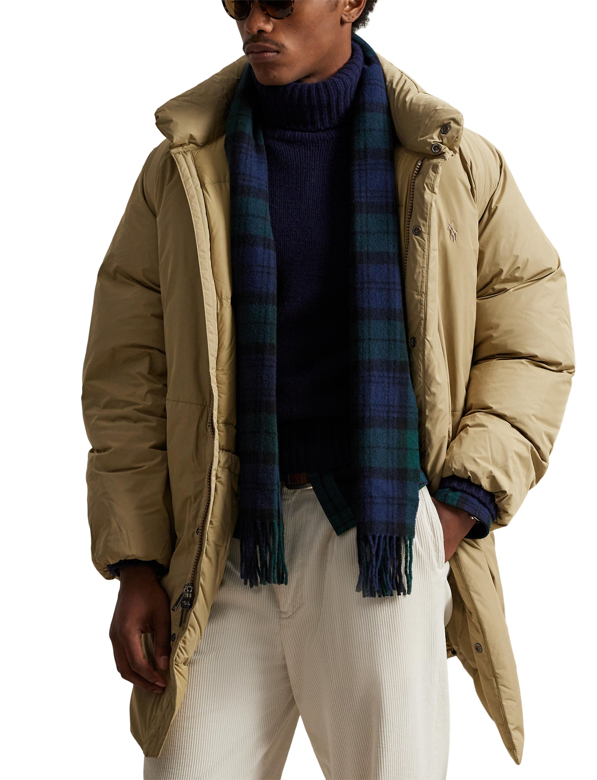 4pcs / NEW // RL KHAKI COAT INSULATED TTN PFR CT