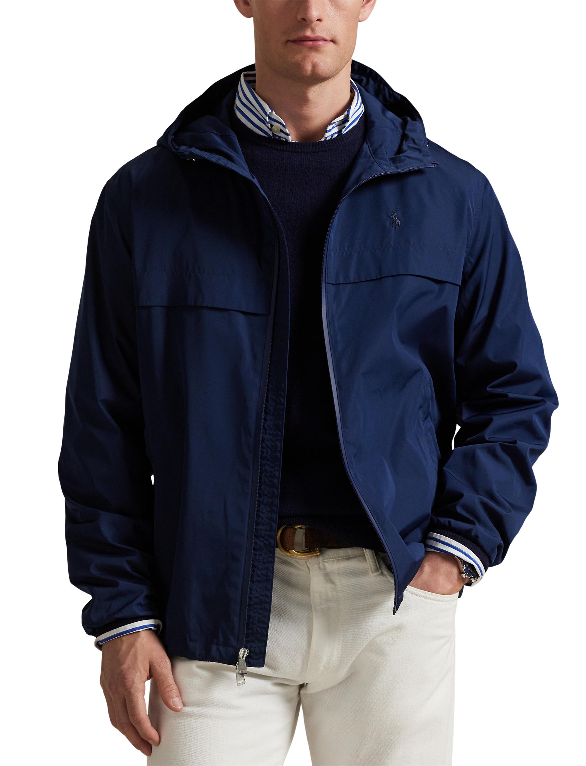 Glenmoor hooded jacket - Newport Navy
