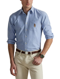 Chemise de sport à motif ours - Bleu