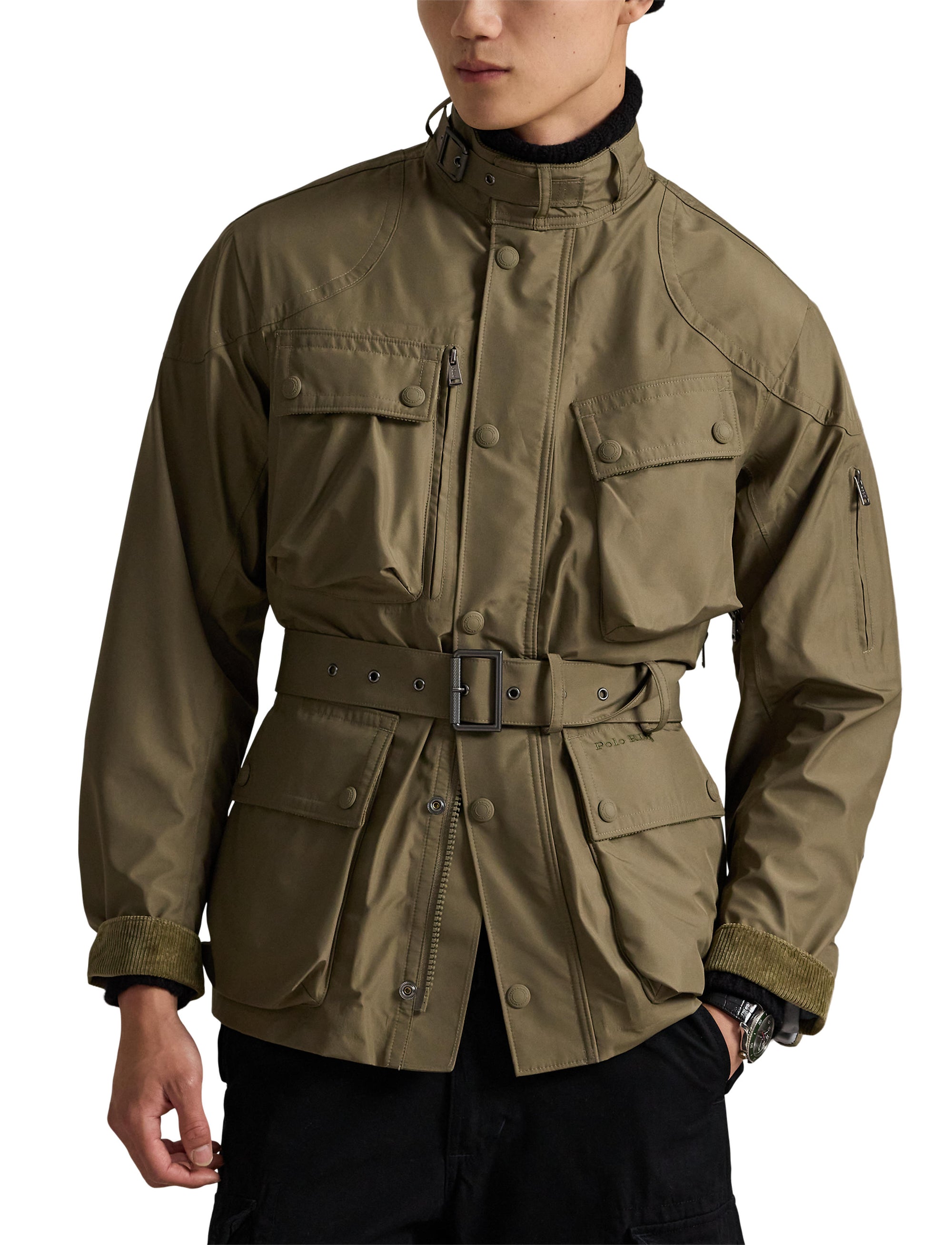 Veste utilitaire ceinturée - Fall Sage