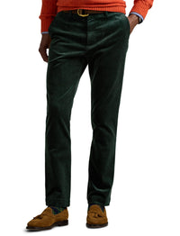 Pantalon Andover slim en velours stretch - College Green
