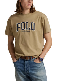 T-shirt à logo Custom Slim Fit - Surrey Tan