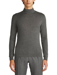 Pull col roulé en cachemire - Gris