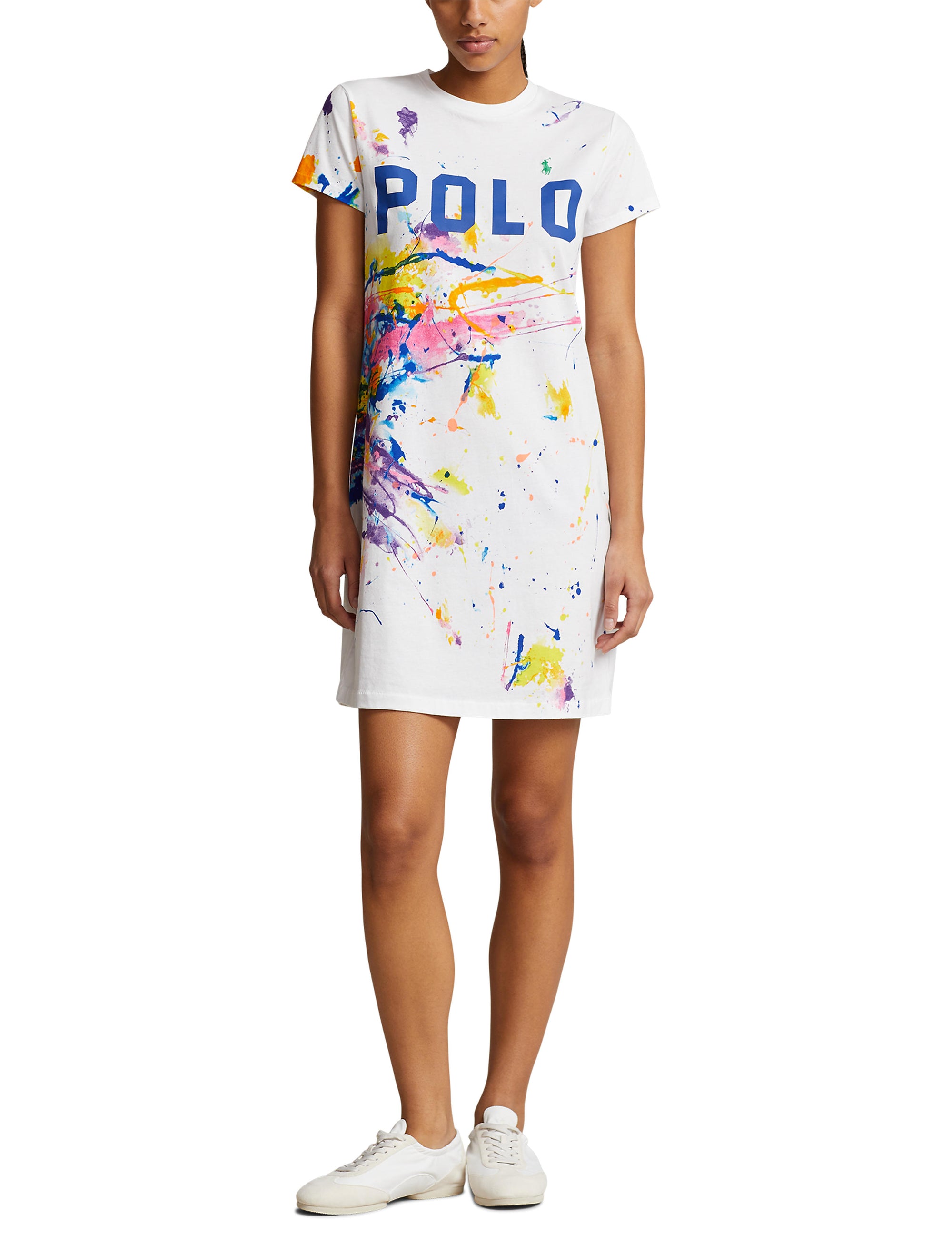 T-shirt dress with paint splatter - Paint Splatter