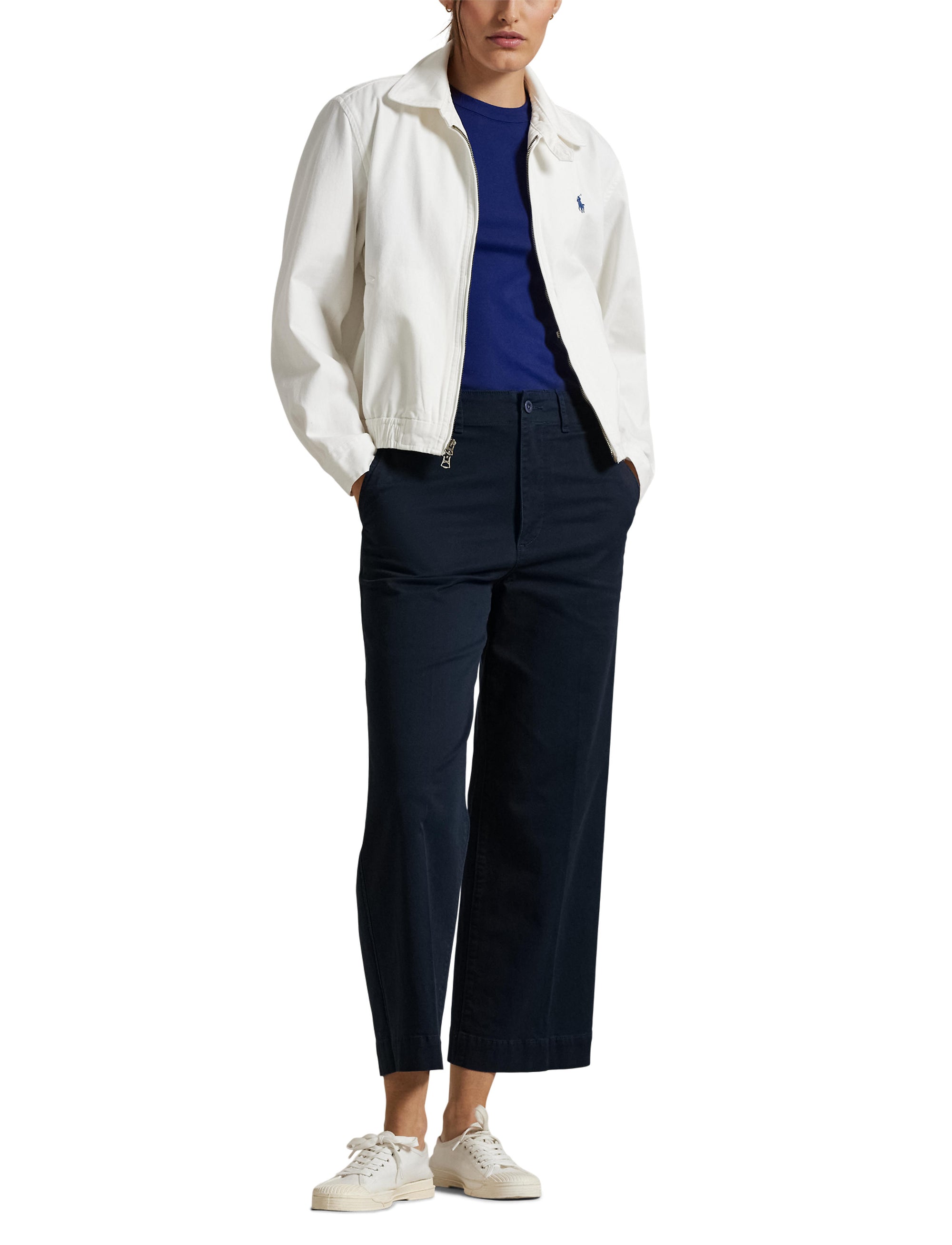 Veste en sergé de coton - Deckwash White