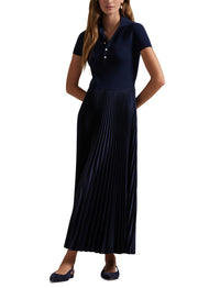 Polo dress with pullover top - Hunter Navy