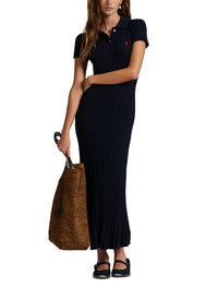 Robe polo torsadée  - Hunter Navy