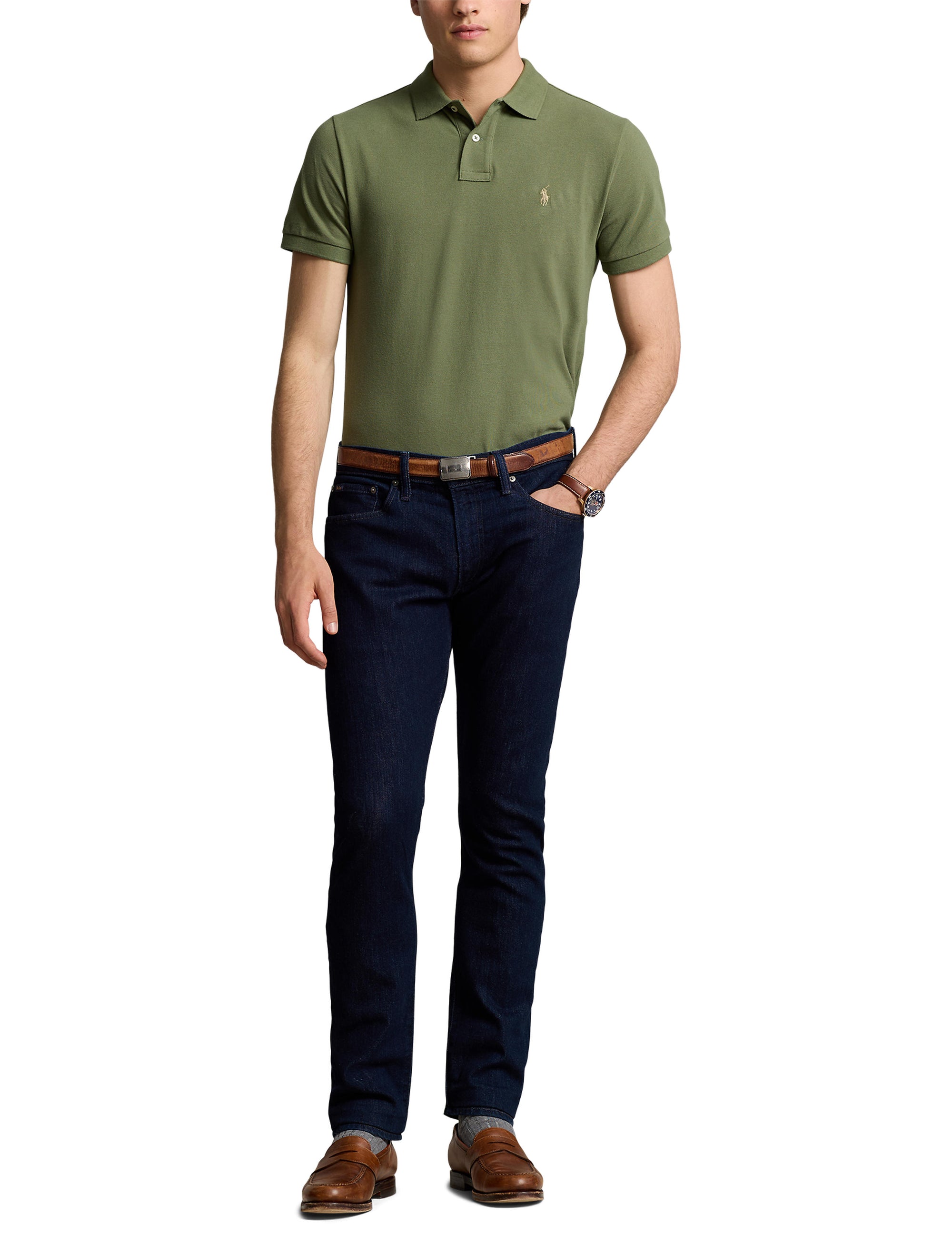 Polo coton piqué Slim Fit - Garden Trail