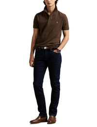 Polo coton piqué Slim Fit - Nutmeg Brown