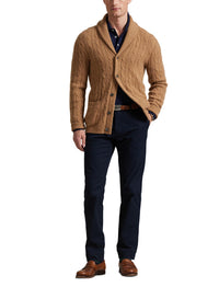 Pantalon en sergé slim - Aviator Navy
