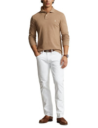 Polo coupe ajustée en piqué - Grey Cloud Heather