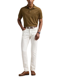 Polo coupe ajustée - Nature Brown