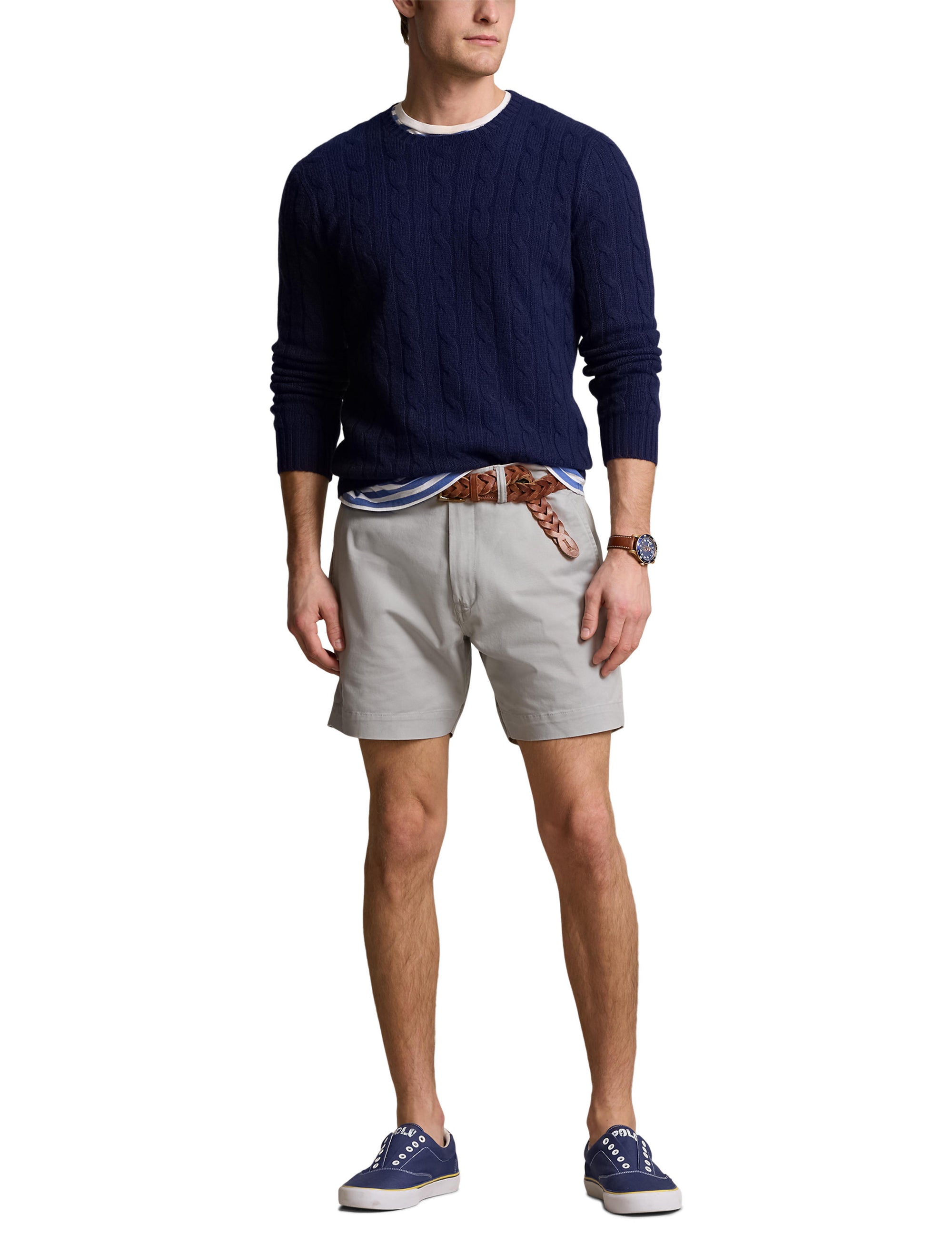 Short chino stretch - Soft Grey