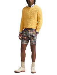 Pull en coton torsadé - Fall Yellow