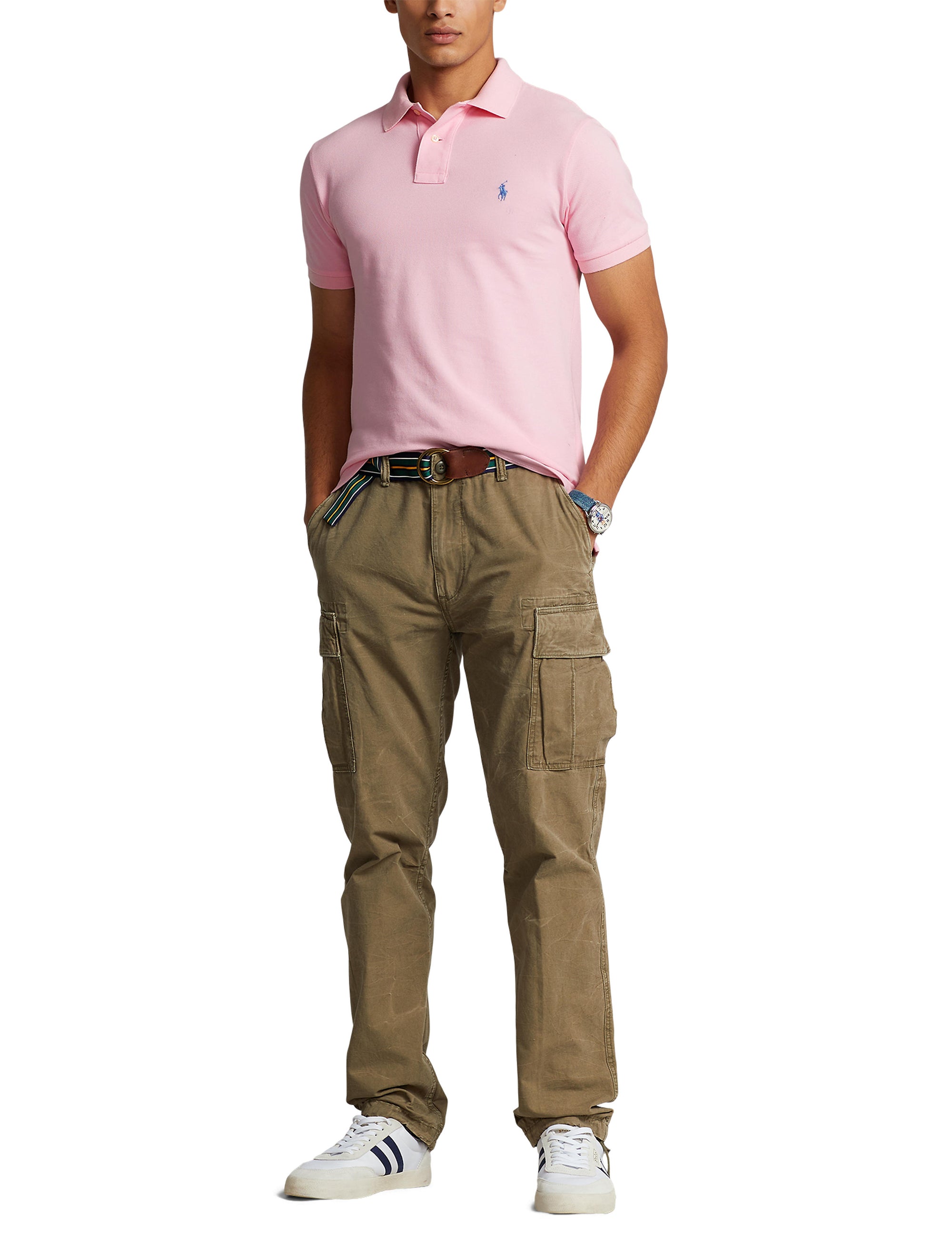 Le polo iconique en coton piqué - Carmel Pink