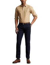 Chemise Oxford ajustée teinte en pièce - Surrey Tan