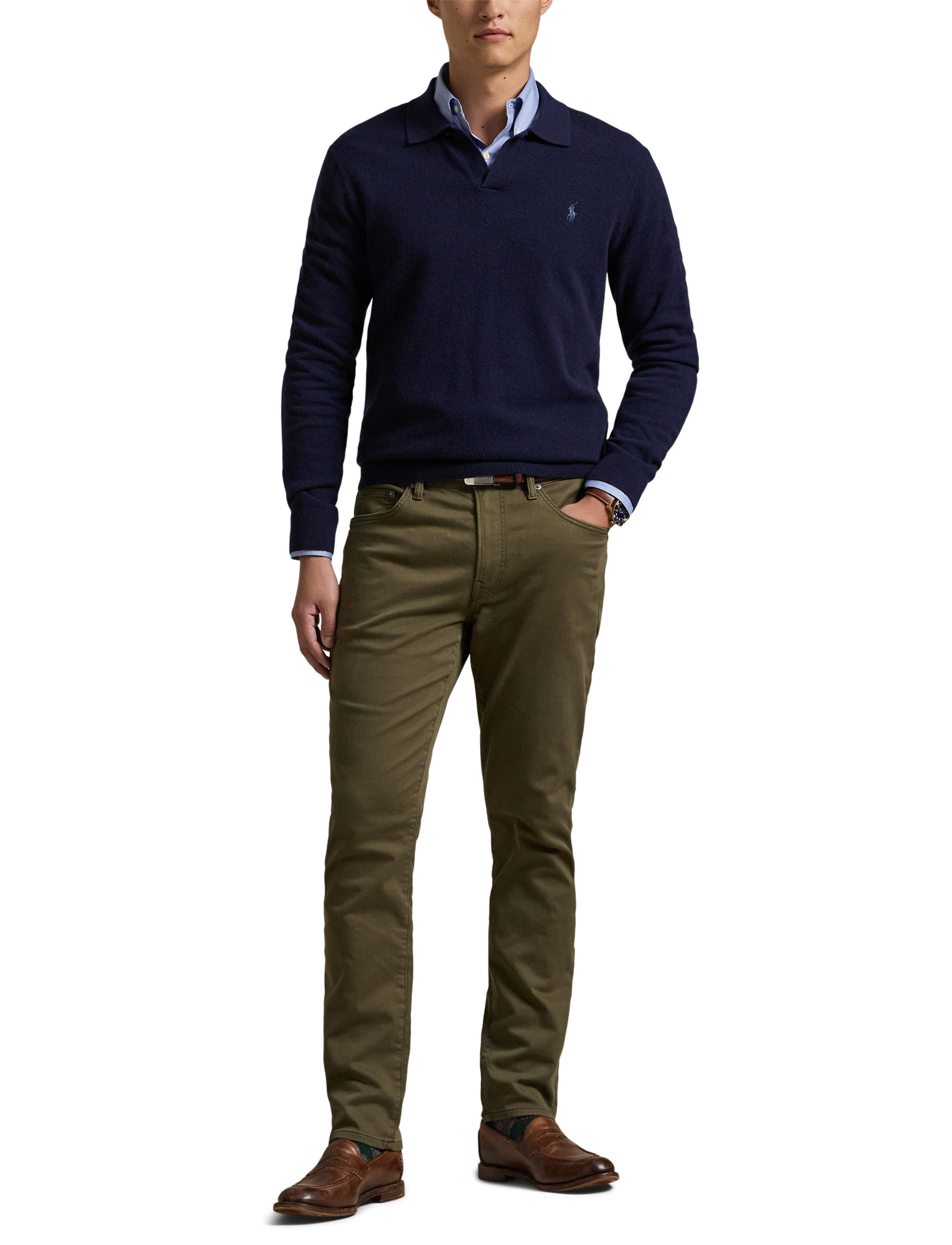 Pantalon chino slim Sullivan - Canopy Olive