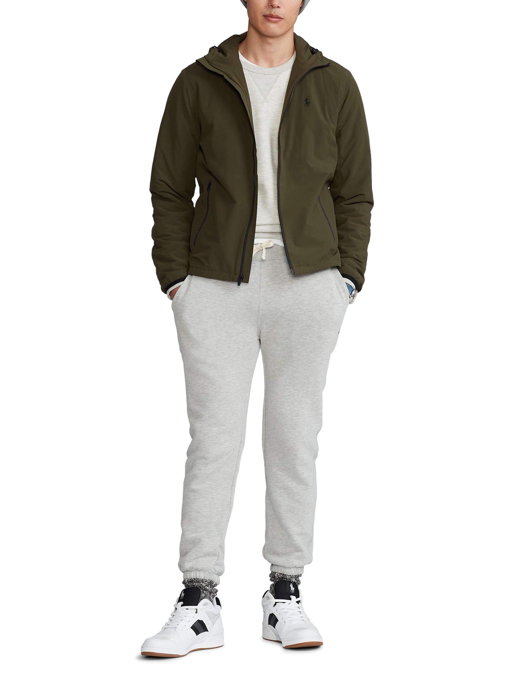 1pcs / NEW // COMPANY OLIVE WINDBREAKER LINED ASCENT JKT
