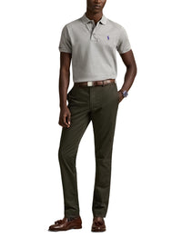 Pantalon en sergé slim stretch - Canopy Olive